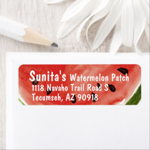 Watermelon Business Products Returadress Etikett