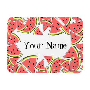 Watermelon Center Namn Magnet