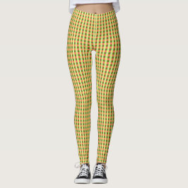Watermelon Check leggings