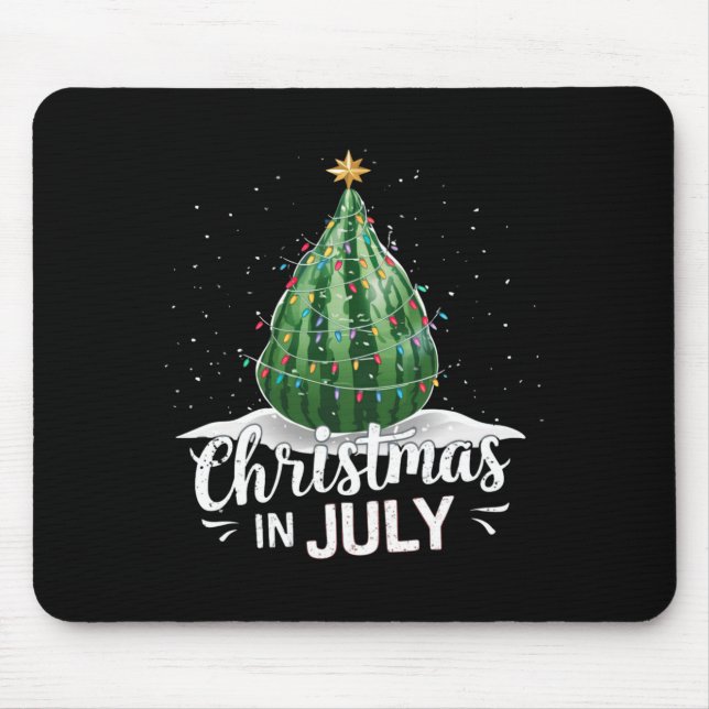 Watermelon Christmas Tree Christmas In July Summer Musmatta (Framsidan)