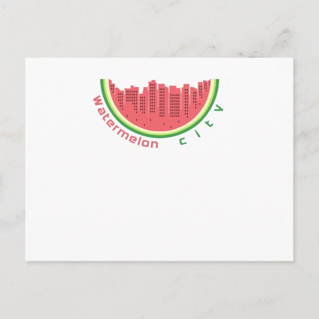 Watermelon City Vykort (Framsida)