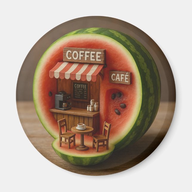 watermelon coffee magnet (Framsidan)