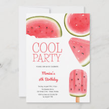 Watermelon coola party födelsedag