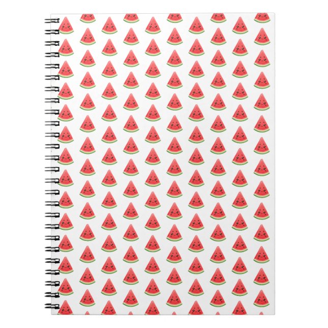 Watermelon Custom Notebook - Funny Fruits Journal Anteckningsbok (Framsidan)