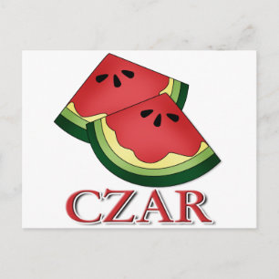 Watermelon Czar Vykort