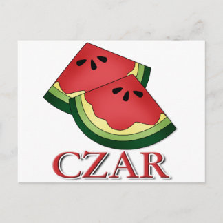Watermelon Czar Vykort