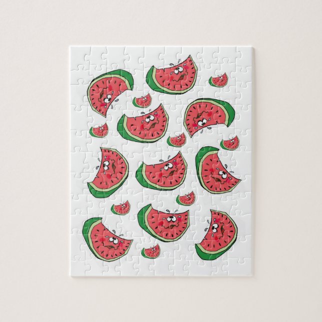 Watermelon Decorative Jigszle Puzzle Pussel (Vertikal)
