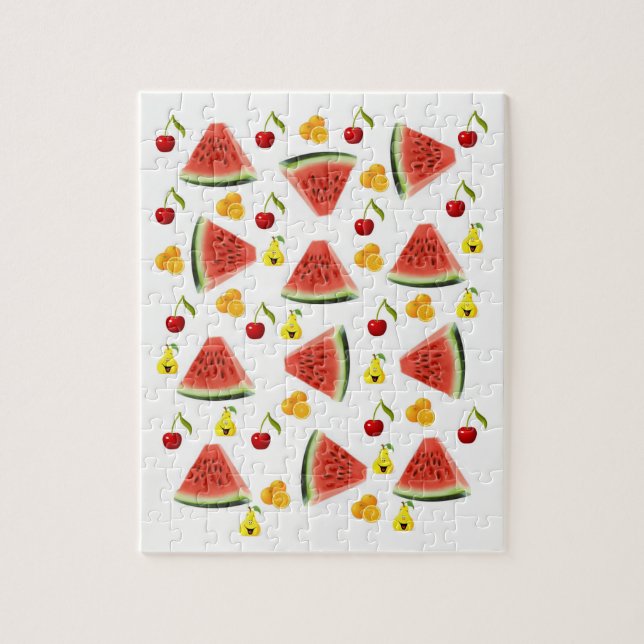 Watermelon Decorative Jigszle Puzzle Pussel (Vertikal)
