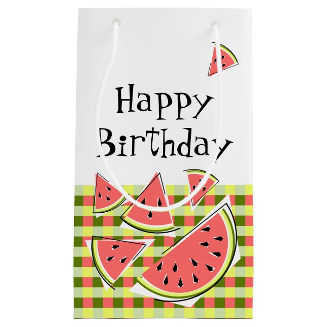 Watermelon Delar Check Birthday (Framsidan)