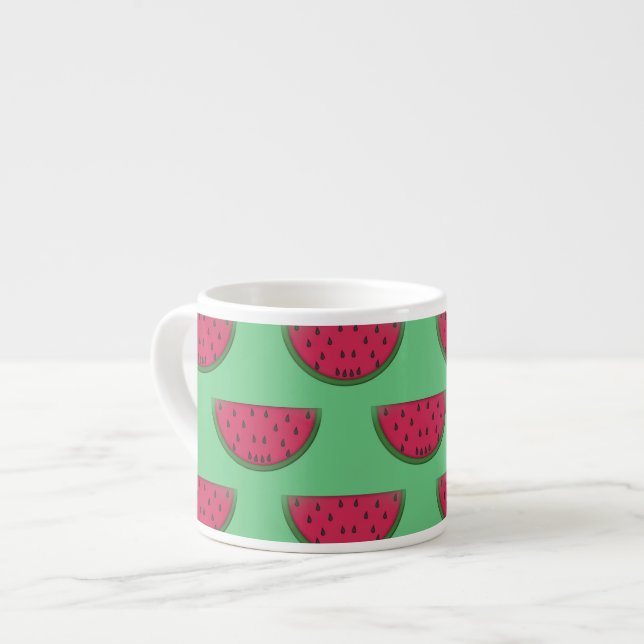 Watermelon Design Bone China Espresso Mugg Espressomugg (Framsida vänster)