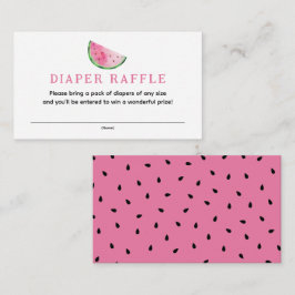 Watermelon Diaper Raffle Tilläggskort
