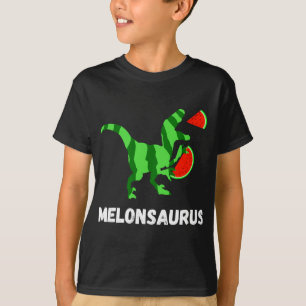 Watermelon Dinosaurs Summer Fruit Funny Melon Saur T Shirt