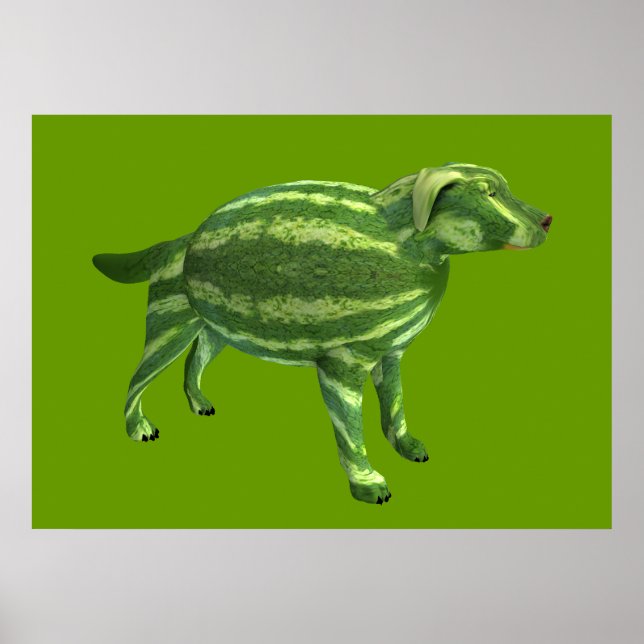 Watermelon Doggie Poster (Framsidan)