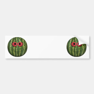Watermelon Emoticon Bildekal
