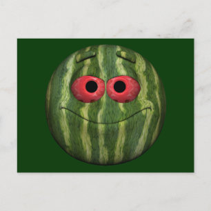 Watermelon Emoticon Vykort