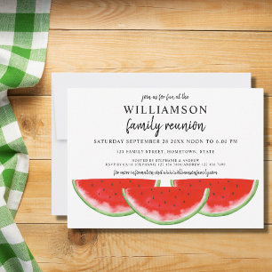 Watermelon Family Reunion Inbjudningar