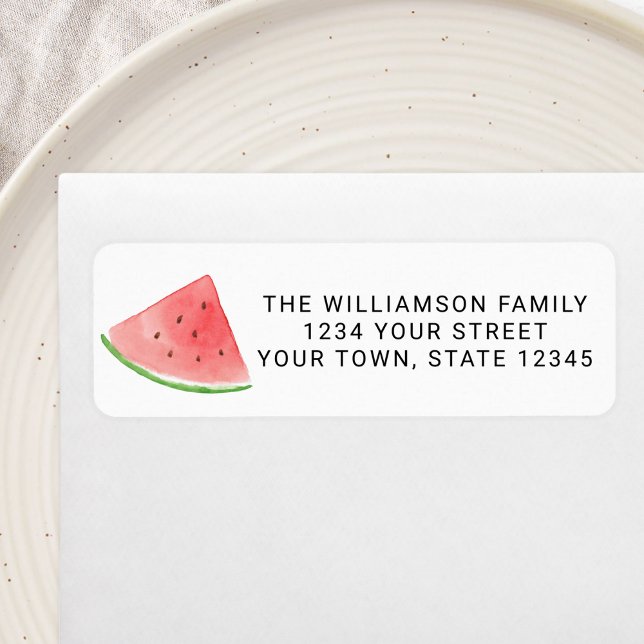 Watermelon Family Reunion Returadress Returadress Etikett (Skapare uppladdad)