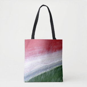 Watermelon färg - tote tygkasse