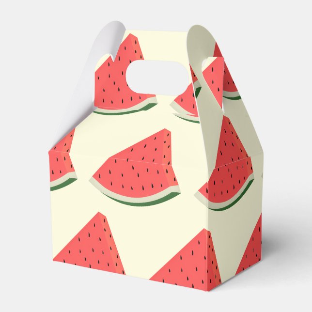 Watermelon Favoritbox - Söt - Anpassningsbar Färg Presentaskar (Framsidan Sidan)