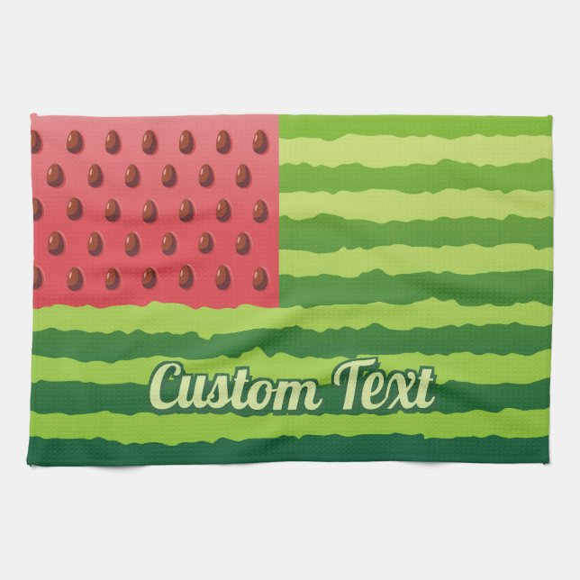 Watermelon Flagga Kitchen Towel Kökshandduk (Horisontell)