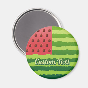 Watermelon Flagga Magnet