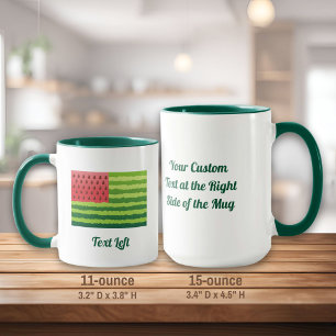 Watermelon Flagga Mugg