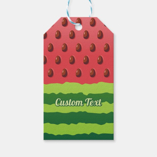 Watermelon Flagga Presentetikett (Framsidan)