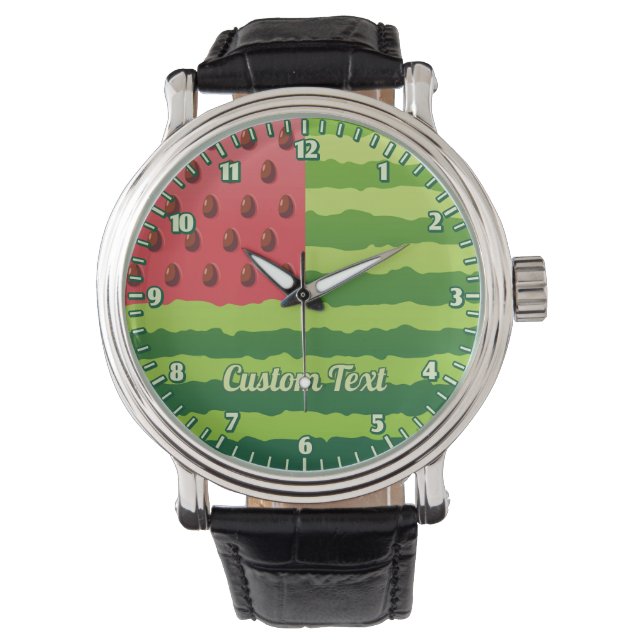 Watermelon Flagga Watch Armbandsur (Framsida)