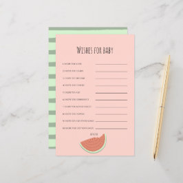 Watermelon Födelsedagsfest Önskemål för Baby