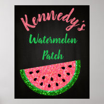 Watermelon-födelsedagskalender, Welcom-Poster