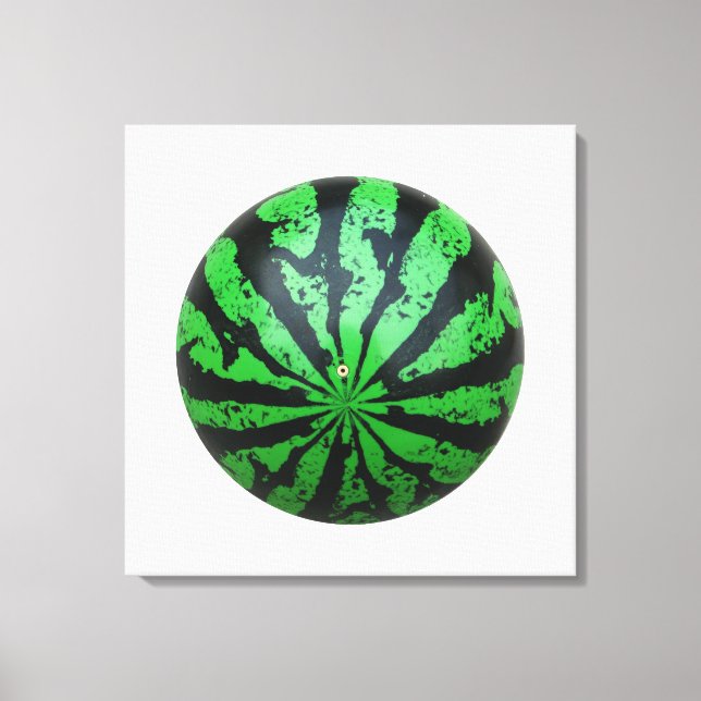 Watermelon Football/Soccer Ball Canvastryck (Framsida)