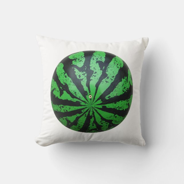 Watermelon Football/Soccer Ball Kudde (Framsida)
