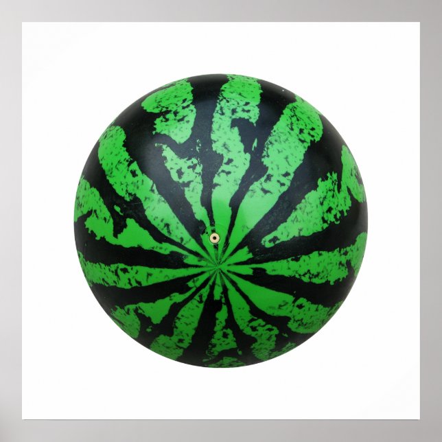 Watermelon Football/Soccer Ball Poster (Framsidan)