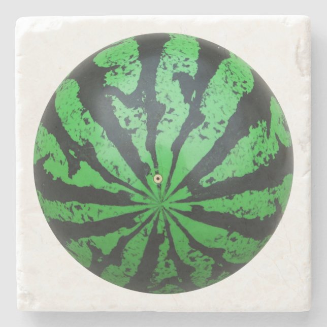 Watermelon Football/Soccer Ball Stenunderlägg (Framsidan)