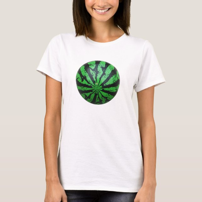Watermelon Football/Soccer Ball Tee (Framsida)
