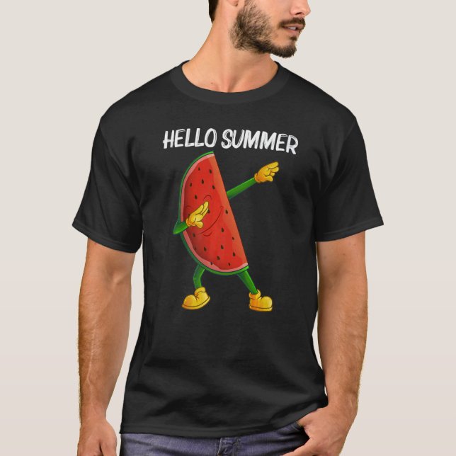 Watermelon For Men Women Melon Fruit Plant T Shirt (Framsida)