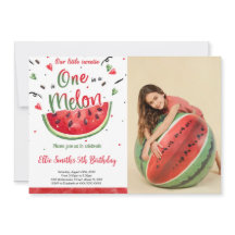 Watermelon Foto Inbjudan