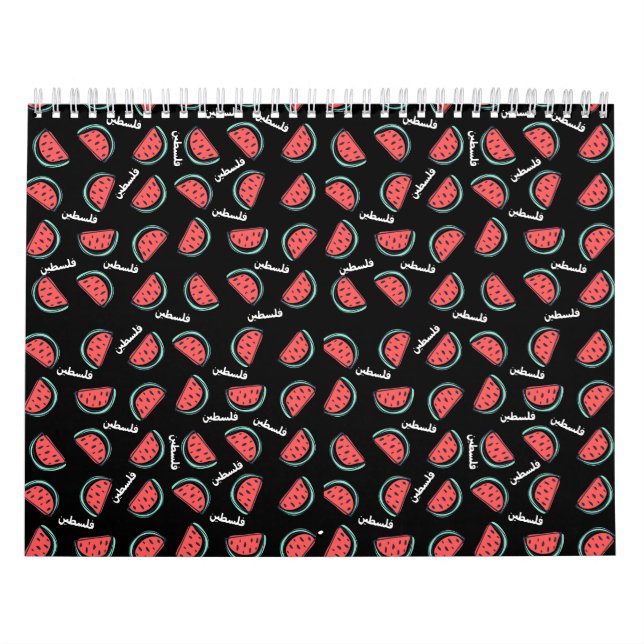 Watermelon Free Palestine Falasteen Kalender (Omslag)