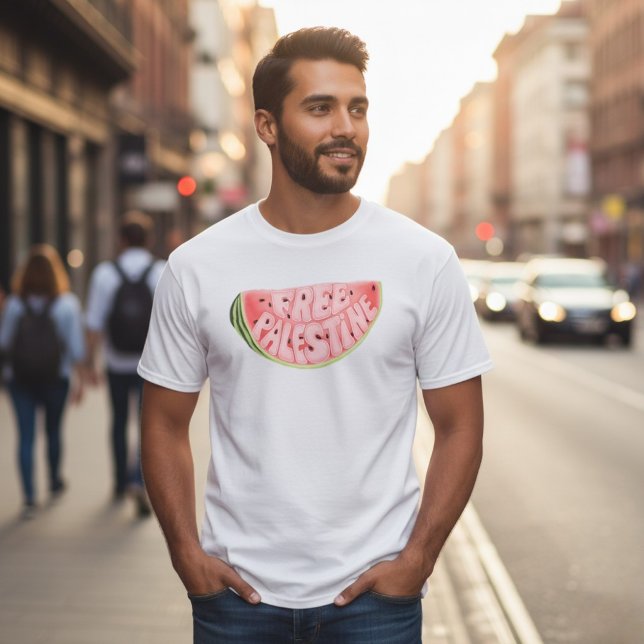 Watermelon Free Palestine T-Shirt (Skapare uppladdad)
