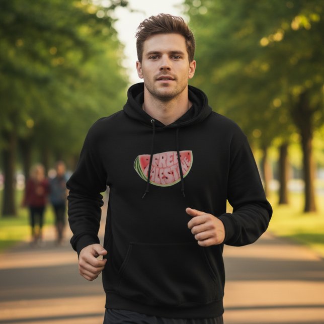 Watermelon Free Palestine T-Shirt Hoodie (Skapare uppladdad)