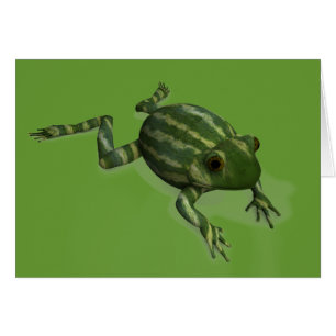 Watermelon Frog Hälsningskort