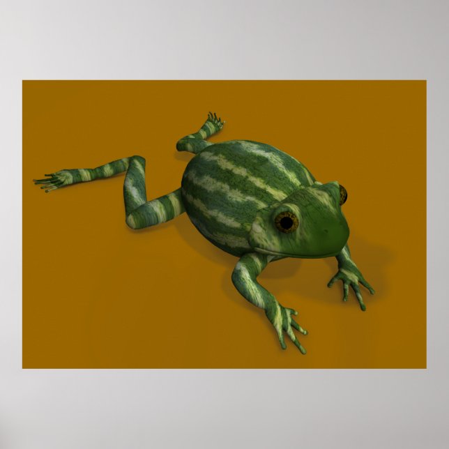 Watermelon Frog Poster (Framsidan)