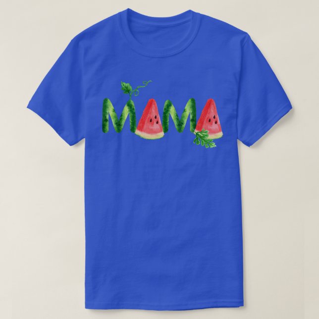 Watermelon Fruit Best Mamma nånsin Vegan Vegetaria T Shirt (Design framsida)