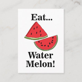 Watermelon Fruit Tropical Nutritionist Visitkort