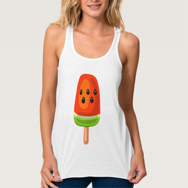 Watermelon glass linne med racerback  (Framsida)