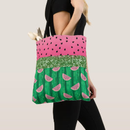Watermelon Glitter Modern Tygkasse
