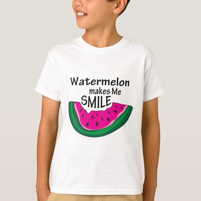 Watermelon gör mig till sjömil tee shirt (Framsida)
