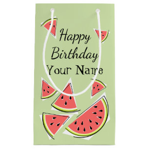 Watermelon Grönt Delar Birthday Namn