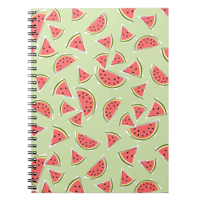 Watermelon Grönt Multi 2 Anteckningsbok (Framsidan)