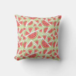 Watermelon Grönt Multi square Kudde